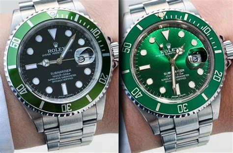 rolex hulk vs kermit vs sta|rolex submariner hulk 11610lv.